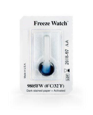 Freeze Watch 9805FW freeze indicator, made in the USA by Echo Therm